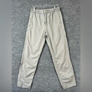 COS Pants Men's Size 32R Light Gray Elastic Waist Tapered Trousers‎ Cotton Blend